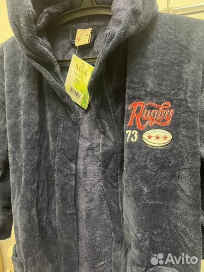 Махровые халаты на мальчика бренд nusa