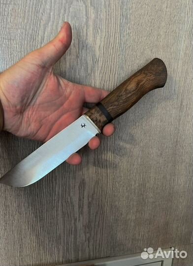 Нож кованный охотничий х12мф