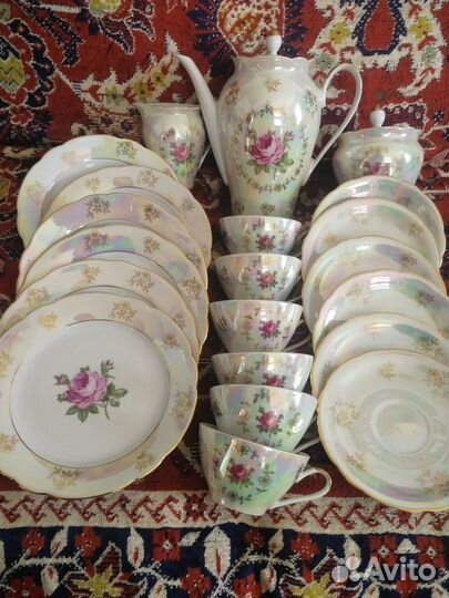 Чайный фарфоровый сервиз производство Германия (ГД