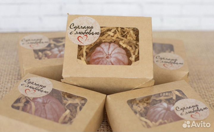 Мыло мандаринки ручной работы