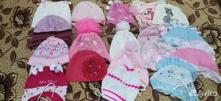 Детские шапочки для девочек