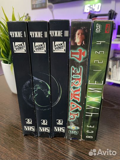 Коллекция Чужой vhs и dvd
