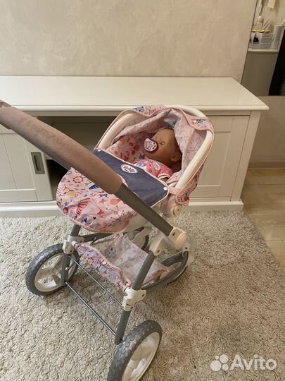 Кукольная коляска baby born с куклой