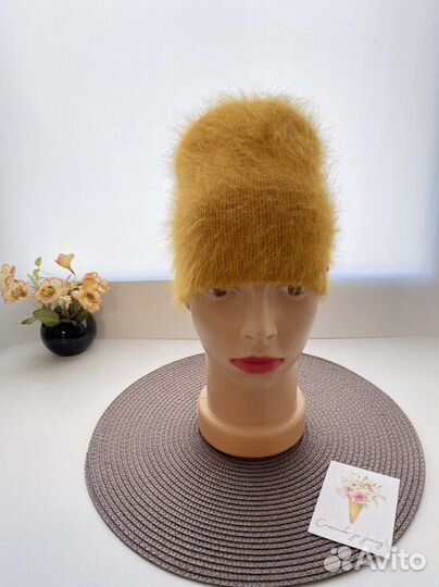 Шапки бини пух норки в наличии