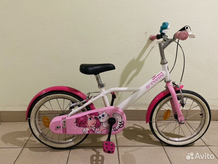 Веслосипед на девочку 4-6 лет
