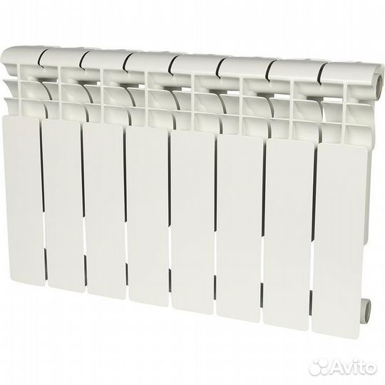 Алюминиевый радиатор Rommer Profi 350, 8 секций