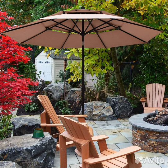 Зонт 2,7м Outdoor Patio Umbrella Премиум