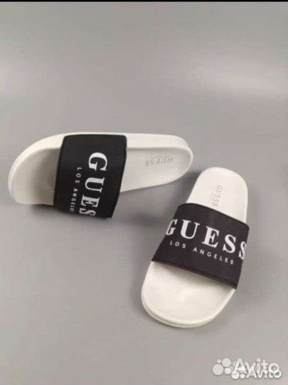 Шлепки широкие пляжная обувь Guess 37 (24см) ориг