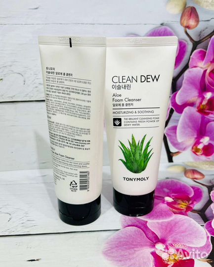 Пенка для умывания с алоэ Tony Moly