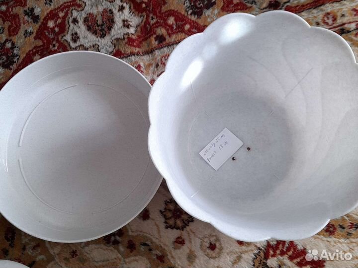 Горшки большой пластик