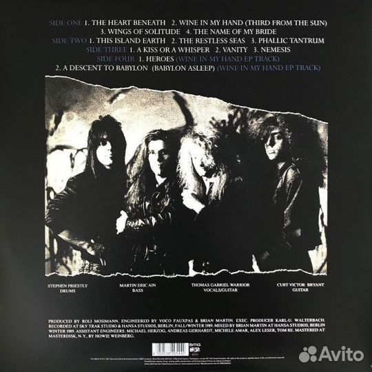 Виниловая пластинка Celtic Frost - Vanity/ Nemesis (Black Vinyl 2LP)