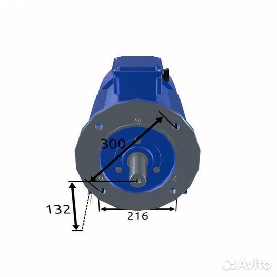 Электродвигатель аир 132S4 (7.5кВт/1500об.мин)
