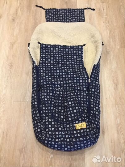 Детский меховой конверт