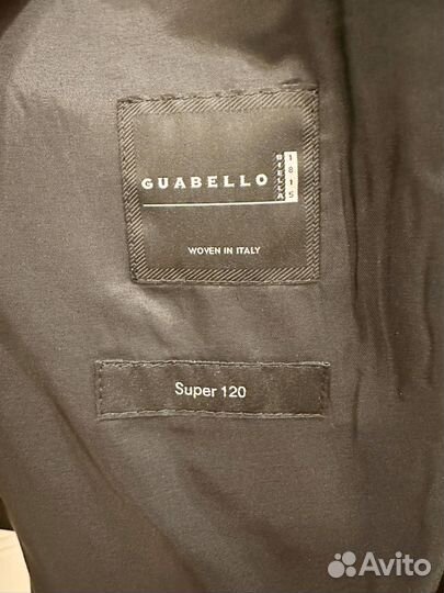 Мужской классический костюм черный 52