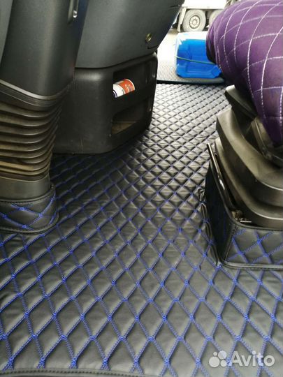 3D ковры на mercedes actros MP3 ровный пол