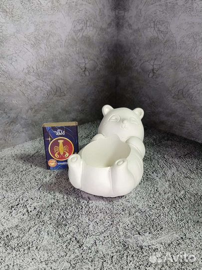 Кашпо, гипсовый декор, подсвечники