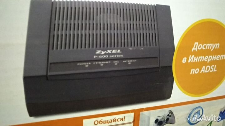 Модем adsl zixel p660