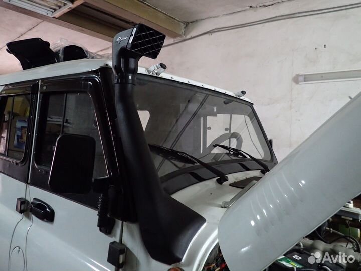 Шноркель с отдельной насадкой УАЗ Hunter, УАЗ-469