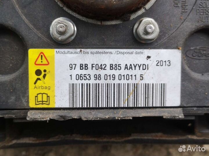 Подушка безопасности в руль ford mondeo 2