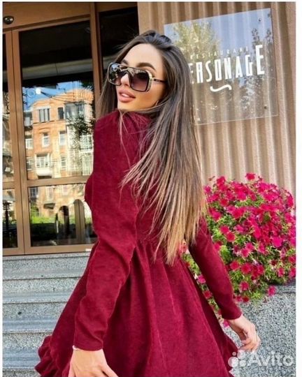 Платье микровельвет на праздник