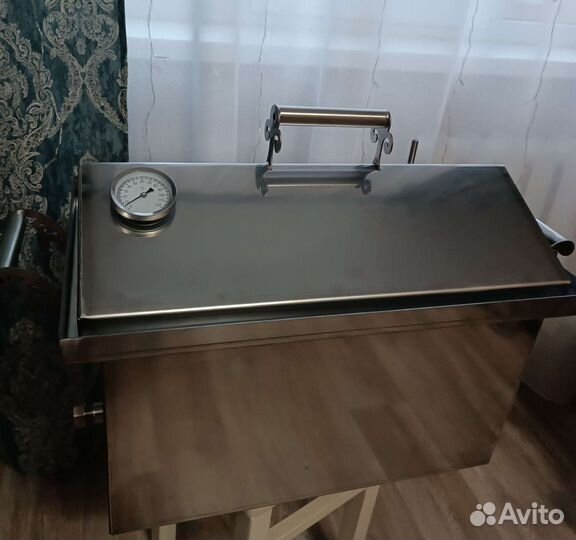 Коптильня горячего копчения из нержавейки