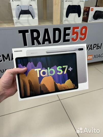Samsung Tab S7 plus 128gb Silver Как новый