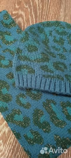 Комплект шапка и снуд женский