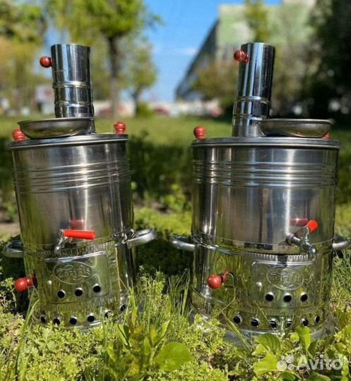 Самовар на дровах турецкий
