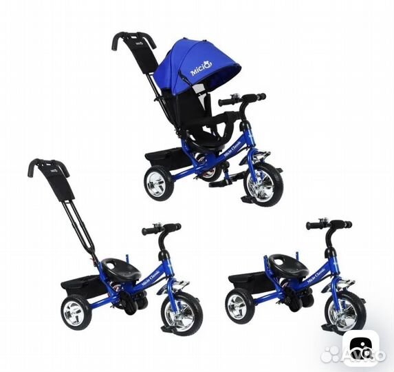 Велосипед коляска с ручкой трансформер