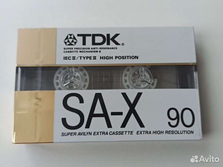 Новая аудиокассета TDK SA-X / TDK SD