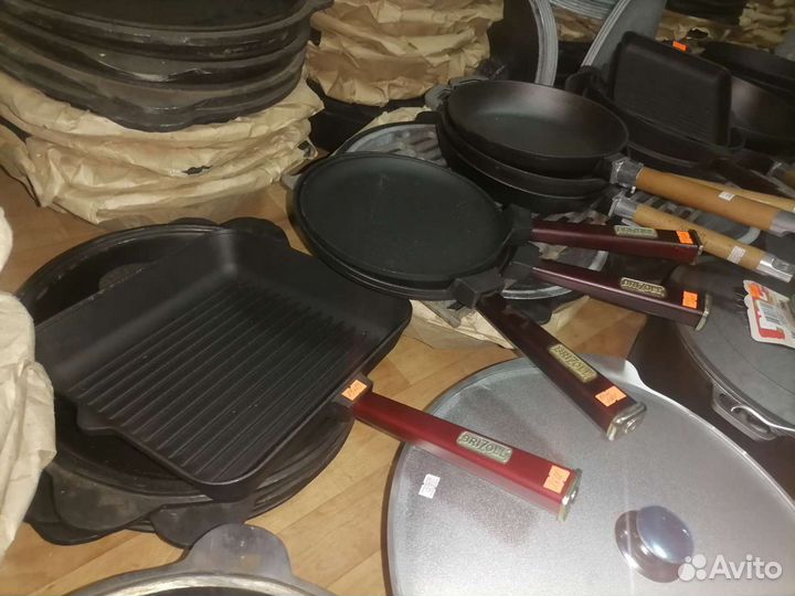 Сковорода чугунная, сковорода-гриль