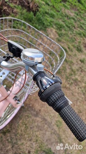 Велосипед городской розовый