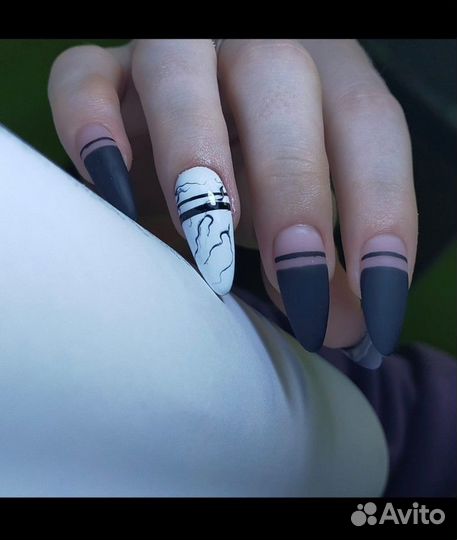 Маникюр гель лак, наращивание