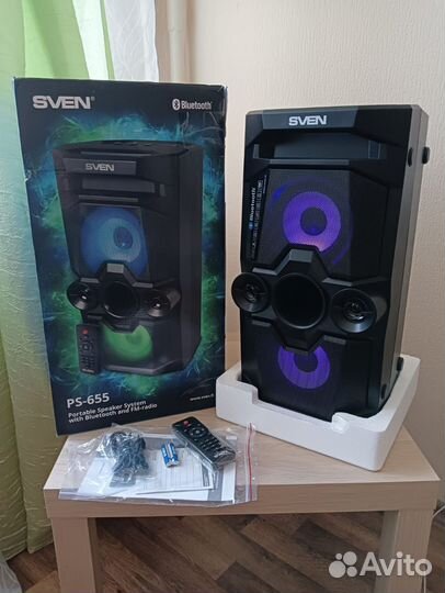 Портативная колонка bluetooth Sven