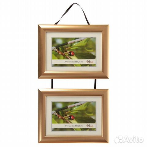 Фоторамка двойная на тесьме L-2 10х15 см