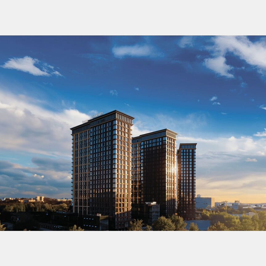 2-к. апартаменты, 77,8 м², 21/23 эт.