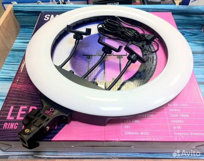 Кольцевая лампа 45 см