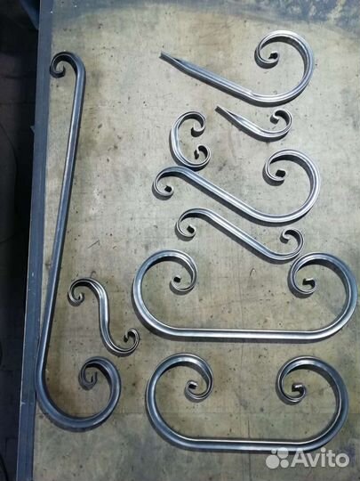 Кованые элементы для забора, ворот, мебели
