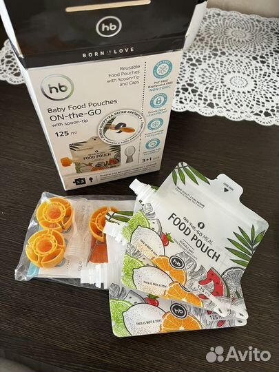 Многоразовые паучи для детского питания