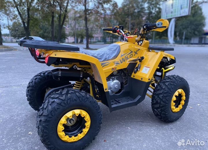 Квадроцикл motoland wild X 125 yellow