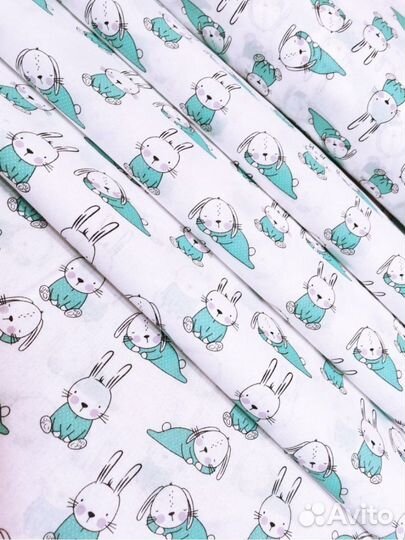 Ткань поплин бязь хлопок (детские)