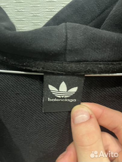 Зип-худи Adidas balenciaga