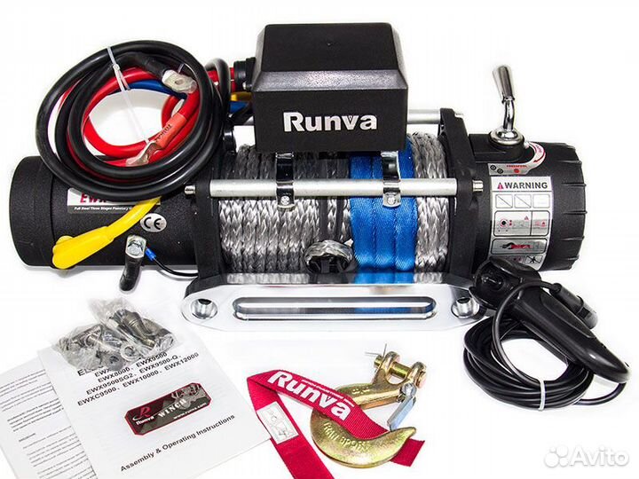 Лебёдка высокоскоростная Runva EWX 9500 S-Q-SR с с
