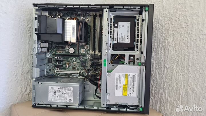 Брендовый пк HP EliteDesk 800 G1 / 8gb/128ssd/i3