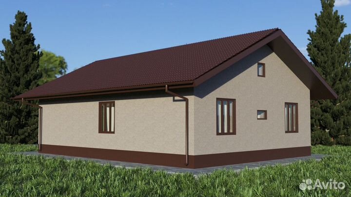 Альбом Проект одноэтажного дома - 122,78 м2