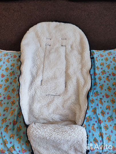 Зимний конверт в коляску