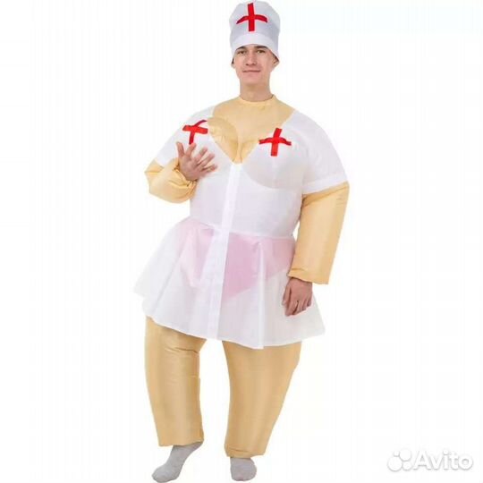 Прокат Надувной костюм взрослый ростовой аниматор