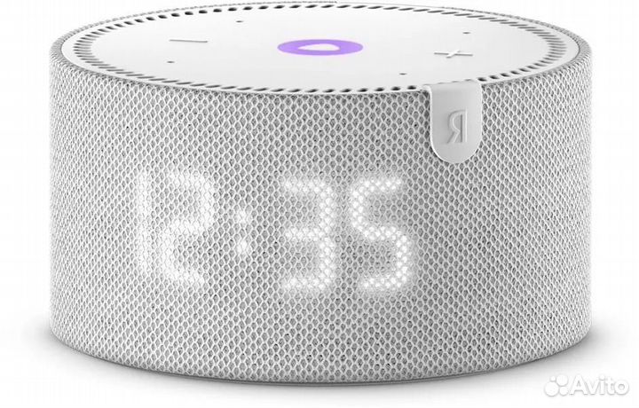 Яндекс станция мини с часами (серая)