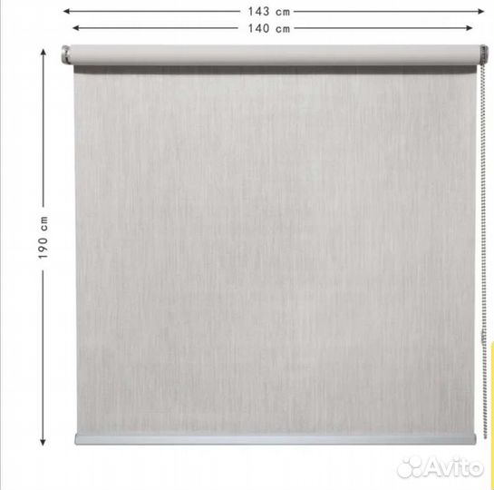 Штора рулонная блэкаут