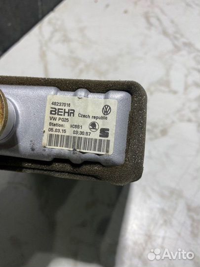 Радиатор печки Skoda Rapid cfna 2015